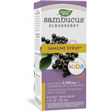 Siro tăng đề kháng Nature's Way Sambucus Elderberry Immune Syrup 120ml